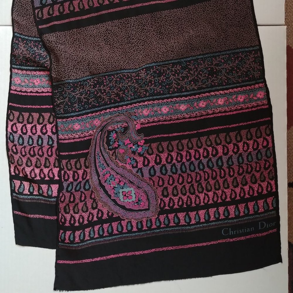 🔥Christian Dior 100% Silk Scarf